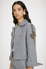 Navy Striped