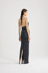 Night Blue Polka Dots