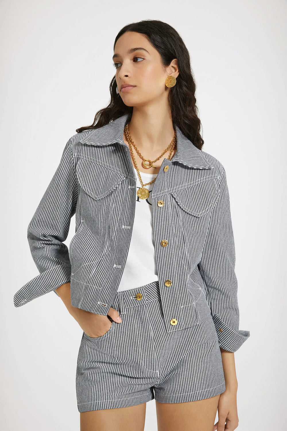 Navy Striped