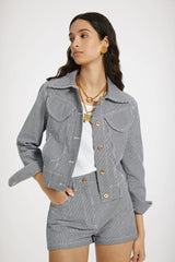 Navy Striped