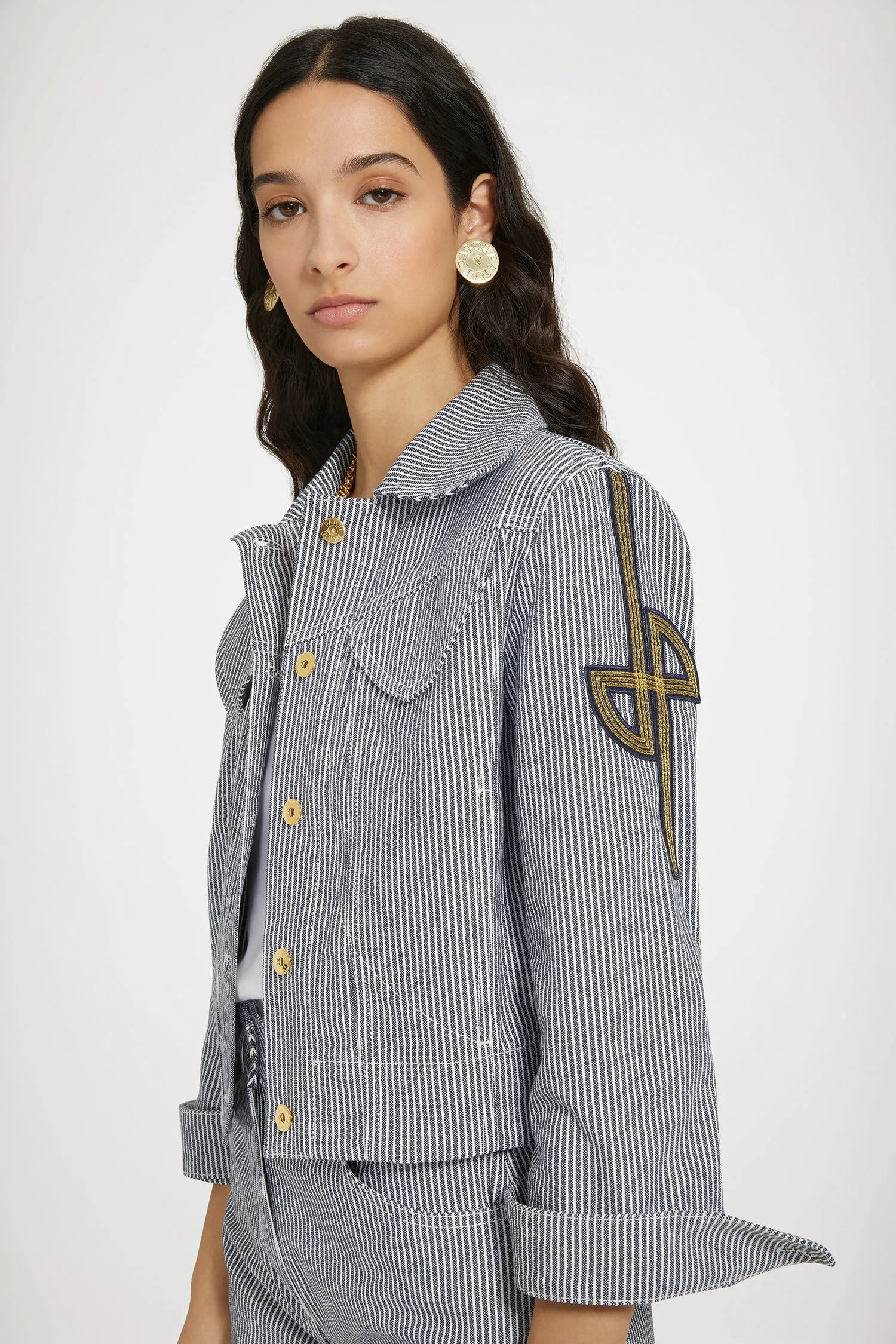 Navy Striped