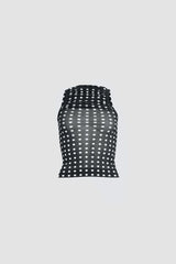 Night Blue Polka Dots